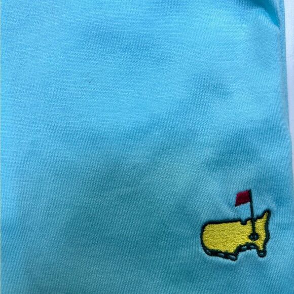 PETER MILLAR Masters  Golf Performance Cotton Polo In Turquoise Size L / NWOT - Picture 5 of 8